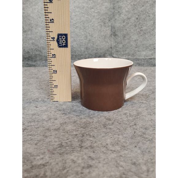 Mikasa MCM Duplex Cup & Saucer in Brown Ben Seibel D3800 Made in Japan - Picture 5 of 9